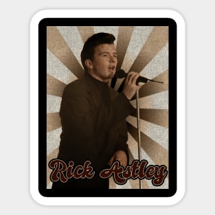 Rick Astley Classic Sticker